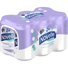 Hartwall Novelle Plus C + Kollageeni + Biotiini 0,33 l 6-pack kivennäisvesi