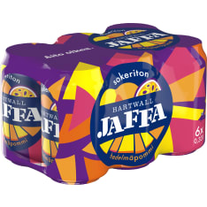Hartwall Jaffa Hedelmäpommi Sokeriton 0,33 l 6-pack virvoitusjuoma