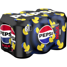 Pepsi Max Lemon 0,33 l 6-pack virvoitusjuoma