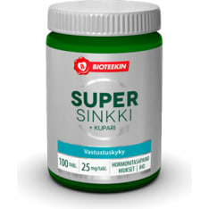 Bioteekin Super Sinkki 100 tabl. ravintolisä