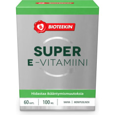 Bioteekin Super-E 60 kaps. ravintolisä