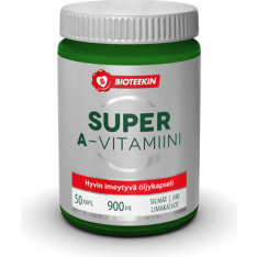 Bioteekin Super A-vitamiini 50 kaps. ravintolisä