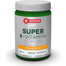 Bioteekin Super-B 60 kaps. vitamiinivalmiste