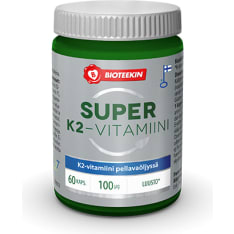 Bioteekin Super K2-Vitamiini 60 kaps ravintolisä