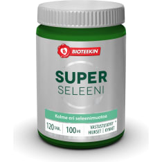 Bioteekin Super Seleeni 120 tabl. ravintolisä