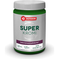 Biotek's Super Kromi 120 tabl. dietary supplement