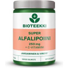 Bioteekki Super Alfalipoiini+C 90 tabl. ravintolisä