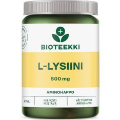 Bioteekki L-Lysiini 60 tabl. ravintolisä