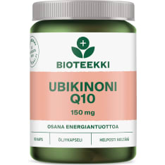 Bioteekki Ubikinoni Q10 90 tabl. ravintolisä