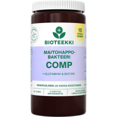 Bioteekki Maitohappobakteeri Comp Bonus 80+15 kaps.