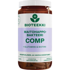 Bioteekki Maitohappobakteeri Comp 80 kaps. ravintolisä