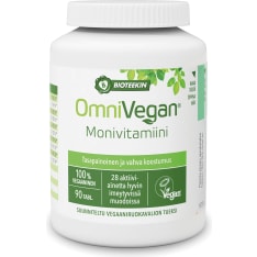 Bioteekki Vegan Monivitamiini 90 tabl ravintolisä