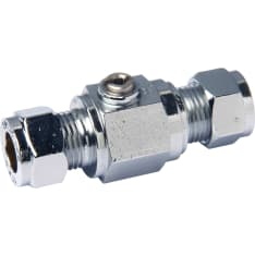 Opal E077013 15x15 EM chrome ball valve