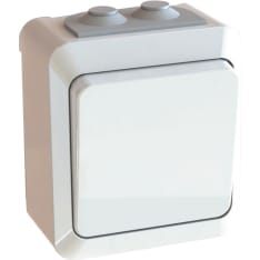 Opal Pro IP44 1/6-porras pintakytkin