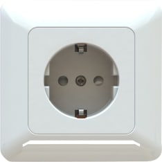 Opal Pro IP20 1-os maadoitettu uppopistorasia