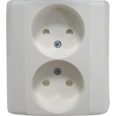 Opal Pro IP20 2-os maadoittamaton uppopistorasia