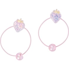 Ibero Mansikka 2kpl lasten hiuslenkki