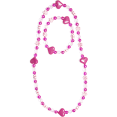 Ibero heart children's necklace and bracelet set