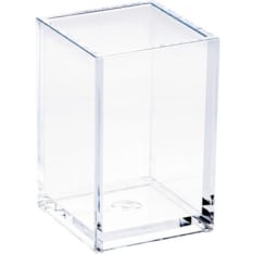 Palaset kirkas kynäpurkki