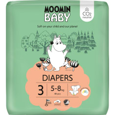 Moomin Baby koko 3, 5-8 kg 48 kpl teippivaippa