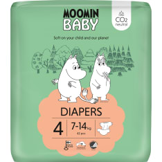 Moomin Baby koko 4, 7-14 kg 42 kpl teippivaippa