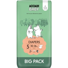 Moomin Baby koko 5, 10-16 kg 60 kpl teippivaippa