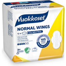 Vuokkoset Slim Wings Normal 12 kpl ohutside