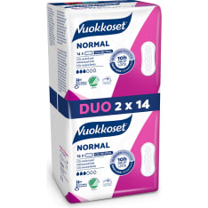 Vuokkoset Slim 2x14 Duo Normal terveysside