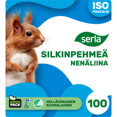 SERLA SILKINPEHMEÄ 100 KPL NENÄLIINA