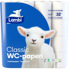 Lambi valkoinen 32 rl wc-paperi