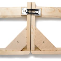 Familo binding mechanism for a double bed