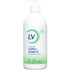 LV biohajoava 500 ml nestesaippua pumppupullo