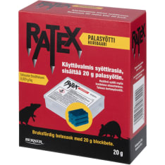 Ratex Palasyötti 20 g syöttirasiassa hiirenmyrkky