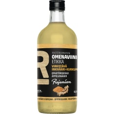 Rajamäen Inkivääri-Kurkuma 0,5l pastöroimaton omenaviinietikka
