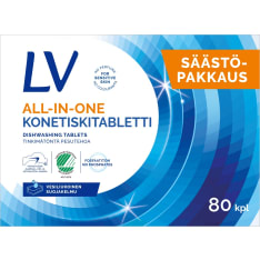 LV All-In-One 80 kpl konetiskitabletti