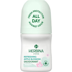 Herbina 50ml deodorant roll-on Refreshing Apple Blossom