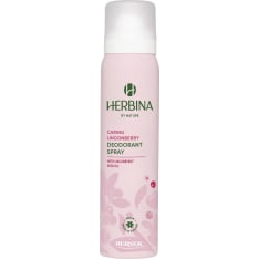 Herbina Caring Lingonberry spray deodorant