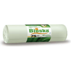 Bioska 75 l 10 kpl natural jätesäkki