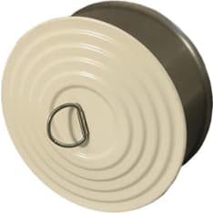 Pisla 826 pyöreä valkoinen nokiluukku