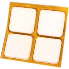 Pisla 486 20 x 20 mm vaalea huopatassu