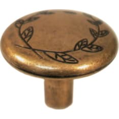 Pisla Iida 30 mm antique brass 2 knob puller