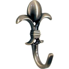 Pisla Garrara 72 antique brass coat hook