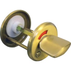 Pisla brushed brass toilet knob