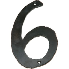 Pisla fork black house number 6