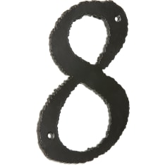 Pisla forge black house number 8