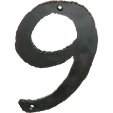 Pisla forge black house number 9