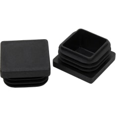 Pisla 483/40 x 40 mm black 4 pcs inner plug
