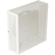 Pisla 250 x 250 x 80 mm outdoor grille 160 mm white