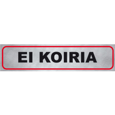 Pisla "ei koiria" opastetarra