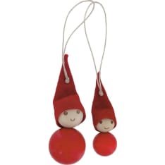 Aarikka’s elf set decorates every Christmas tree.  Measurements H 11 and 15 cm. Handmade in Finland. 
</li><li>Material: ma...